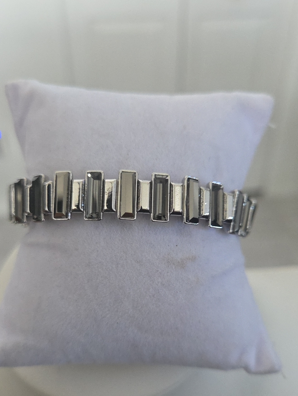 Paparazzi Bursting The Midnigjt Oil Silver Bracelet NWT